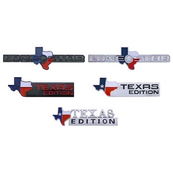 3D Kovové Auto Listy Pre Jeep Renegade Wrangler Patriot Dlho Texas Star Edition Logo, Znak, Odznak batožinového priestoru Nálepky Príslušenstvo