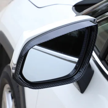 Auto Spätné Zrkadlo Dažďový Upravené Obočie Dekoratívne Shell Rám Pre Toyota RAV4 XA50 2019 2020 2021 RAV 4 MK5 Príslušenstvo