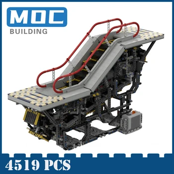 High-tech Kit MOC Bloky Motora Escalator VOP Dieťa tehly Technológia Vzdelávania Hračka Vianočné Darčeky
