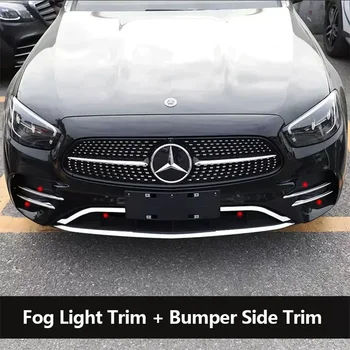 Pre Mercedes Benz Triedy E W213 E200 E260 E300 2021-2023 Predného Nárazníka, Bočné Pásy Výbava Hmlové Svetlo Výbava Exteriér, Chrómové Doplnky