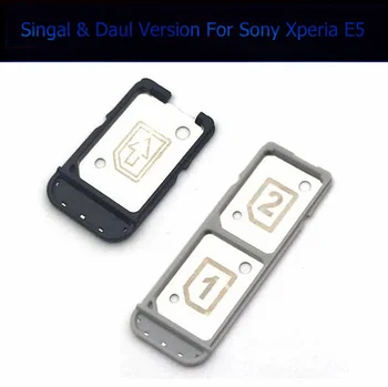 Zásuvka na Kartu Sim Pre Sony Xperia E5 E5 F3311 F3313 F3216 Skutočného Jednotného Daul Držiak SIM Karty Slot Adaptér Nahradenie Opravy Dielov